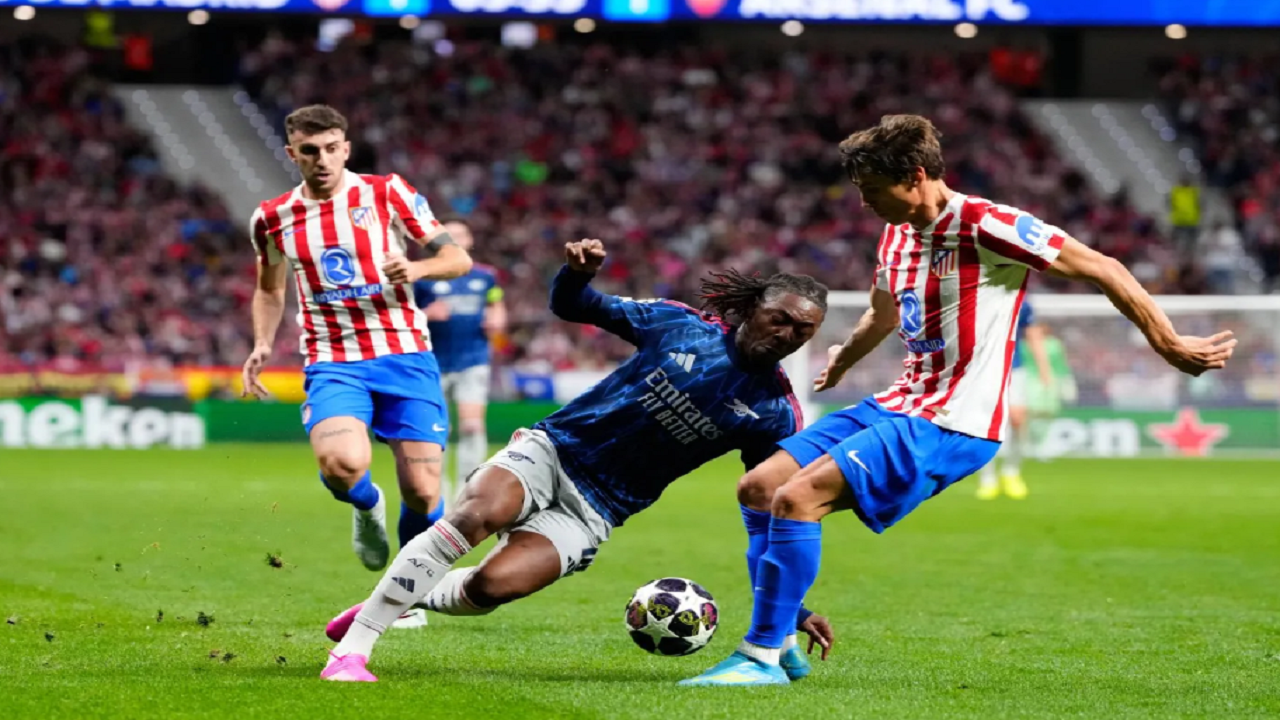 أتلتيكو مدريد وآرسنال يتعادلان بهدف لمثله في نصف نهائي دوري أبطال أوروبا