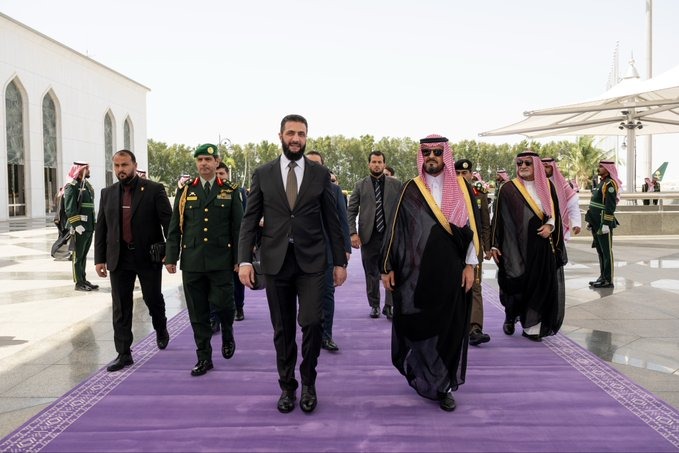 أحمد الشرع يصل إلى جدة