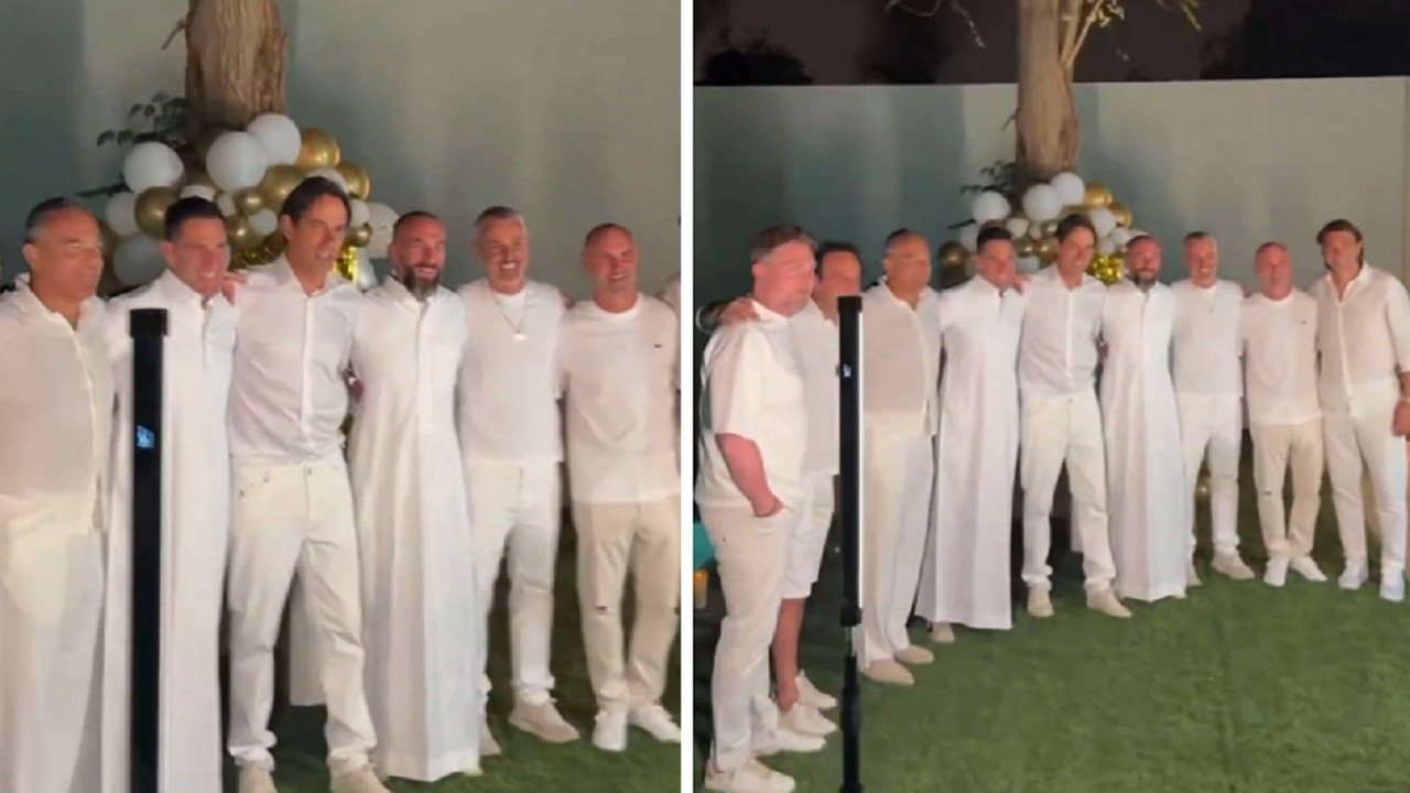 إنزاغي يحتفل مع عائلته بيوم مولده.. فيديو