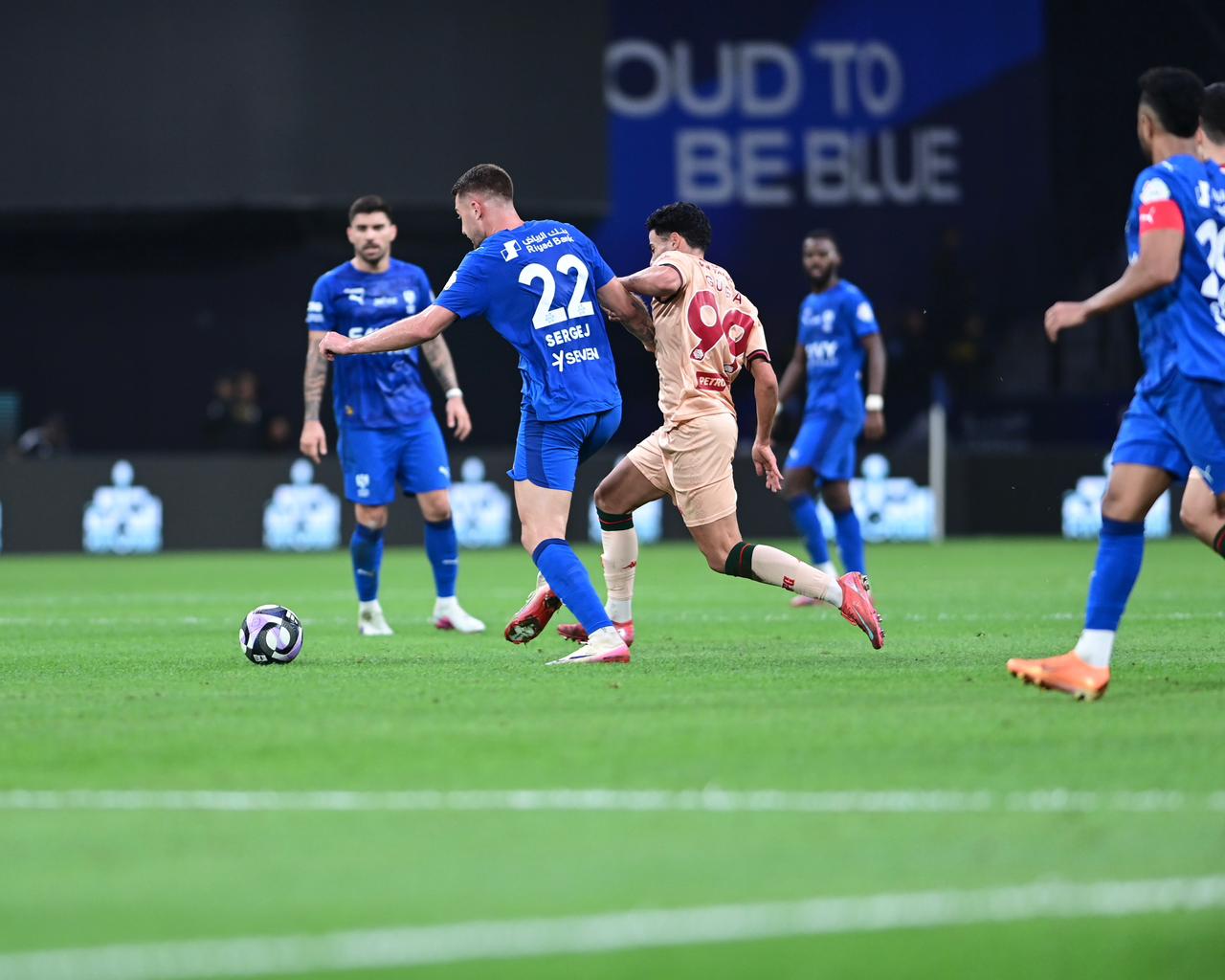 الهلال يمطر شباك الخلود بسداسية..صور