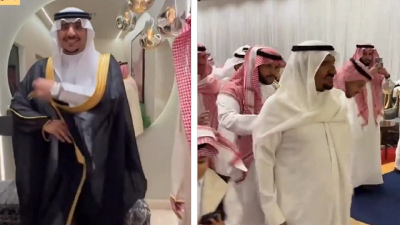 السدحان يحتفل بزفاف ابنه نواف.. فيديو