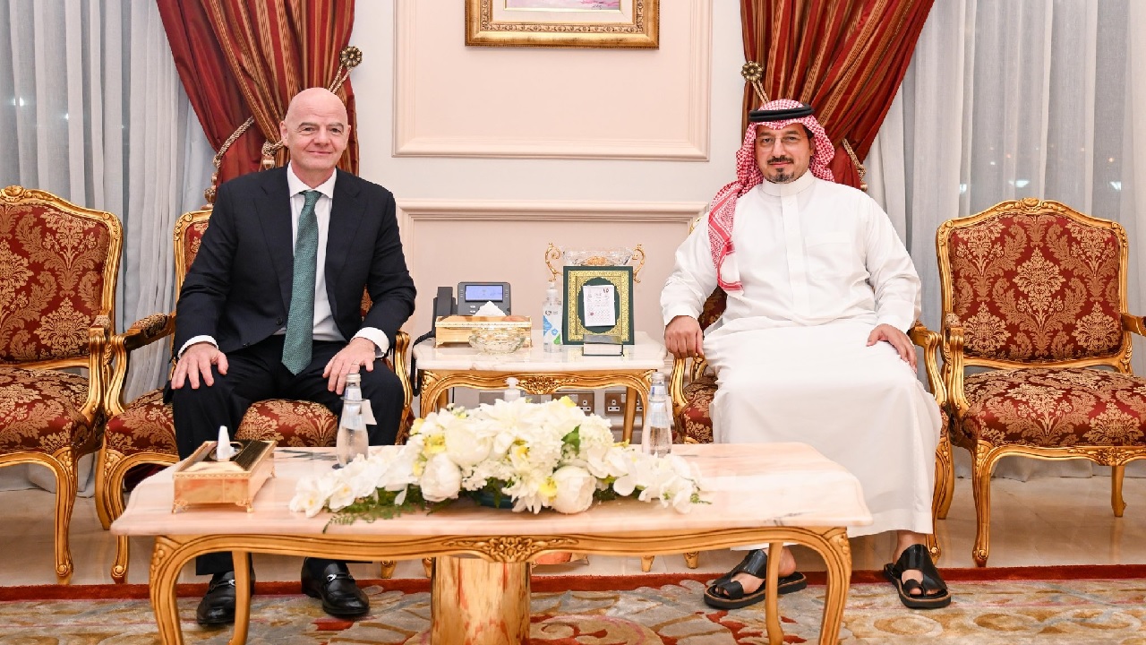 المسحل وإنفانتينو يبحثان آفاق التعاون بين الاتحاد السعودي وفيفا