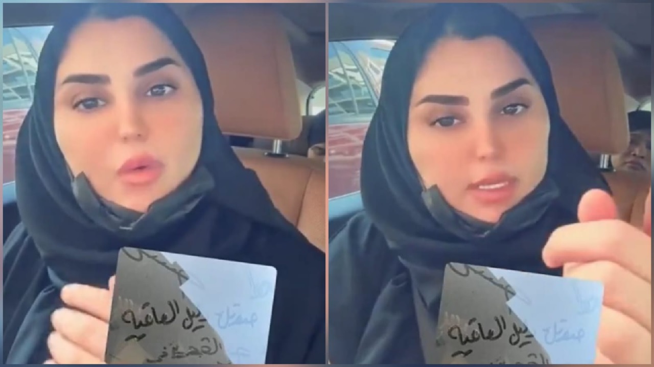 ميعاد عسيري تهاجم شابًا كتب على سيارتها: أقدر أطلع وجهك بالكاميرا.. فيديو