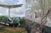 انحراف طائرة عن المدرج بعد هبوطها في كينيا.. صور