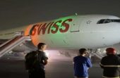 إصابة 4 ركاب إثر اندلاع حريق في طائرة سويسرية