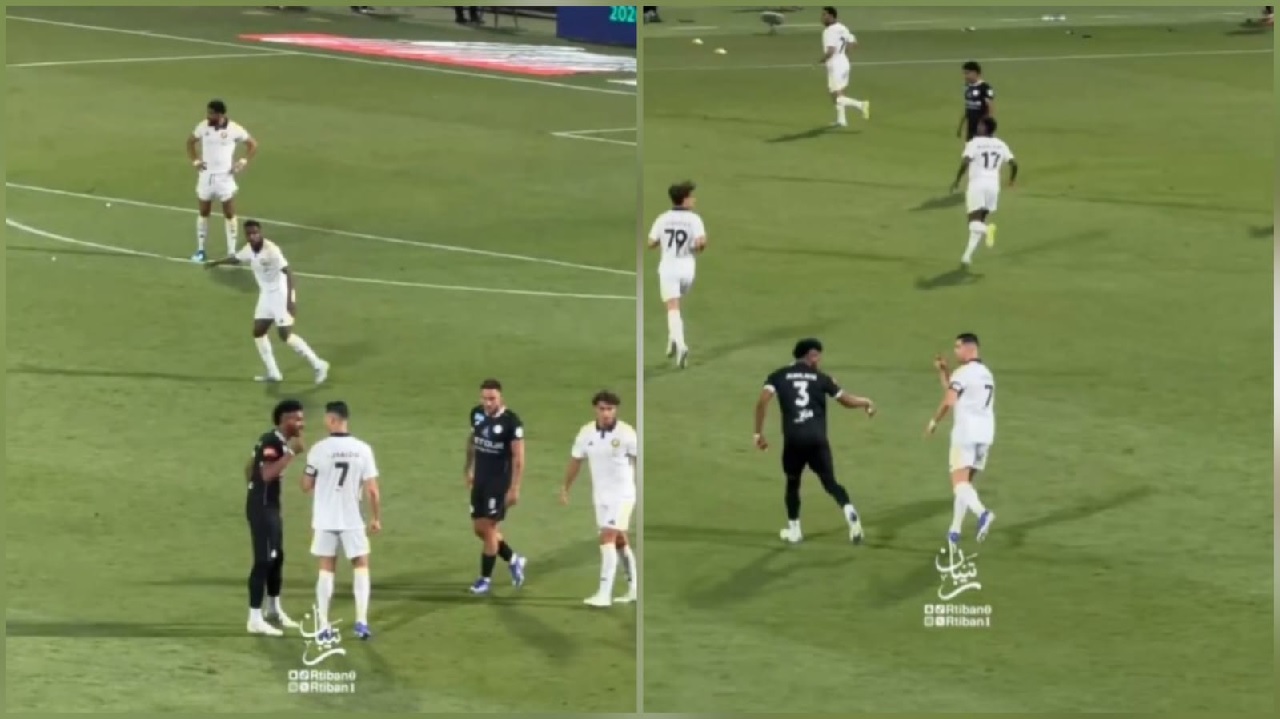 ‏شجار بين علي البليهي وكرستيانو رونالدو وتبادل للألفاظ..فيديو