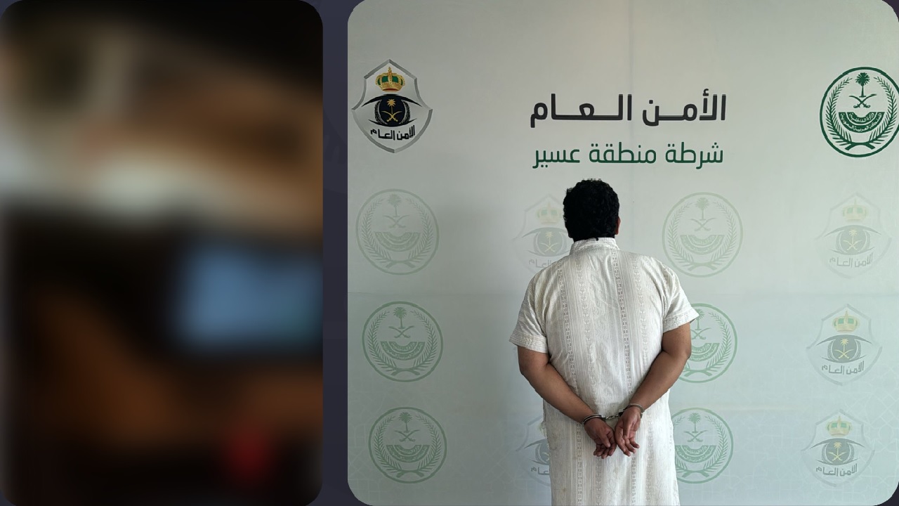 القبض على شخص صدم مركبة أمنية عمدًا في عسير.. فيديو