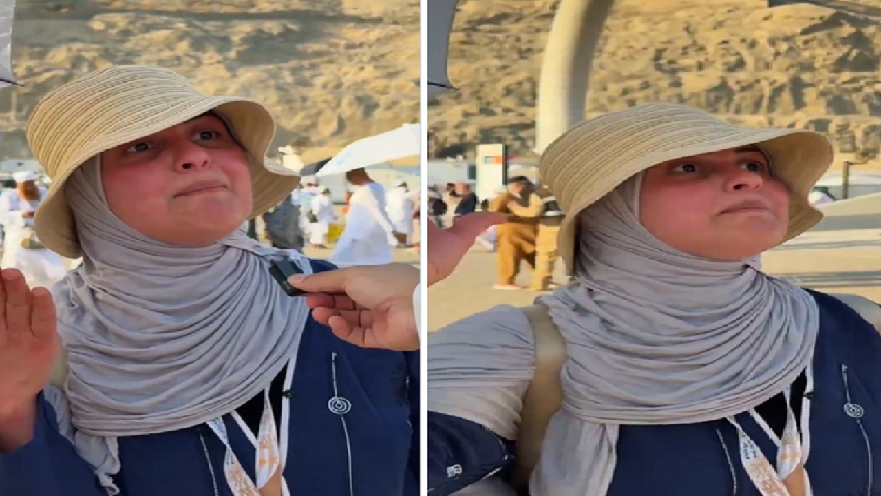 انبهار حاجة بنظافة المشاعر المقدسة: مجهود جبار والله ما نقدر عليه.. فيديو