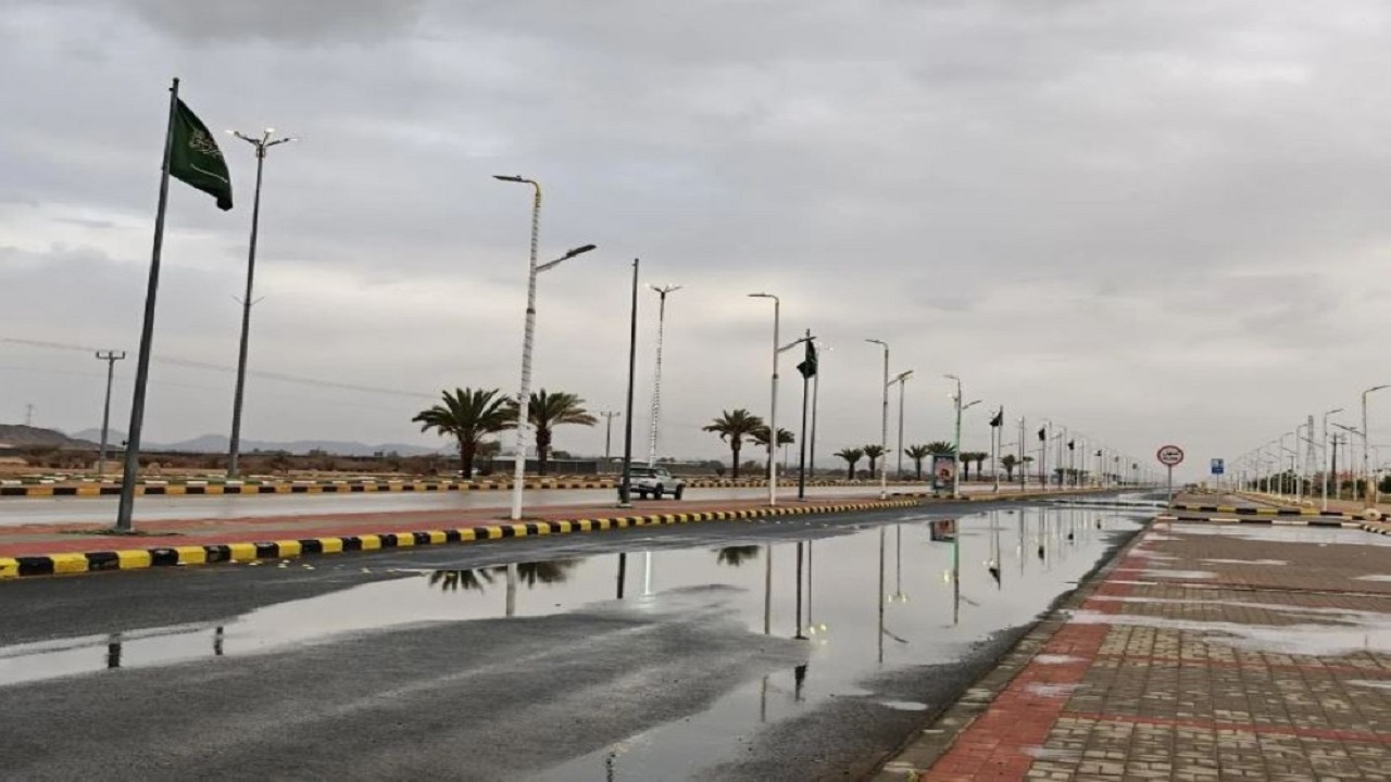 استمرار هطول الأمطار الرعدية على معظم مناطق المملكة حتى يوم الجمعة المقبل