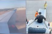 حريق محرك يجبر طائرة على إلغاء الإقلاع وإخلاء الركاب بهيوستن.. فيديو