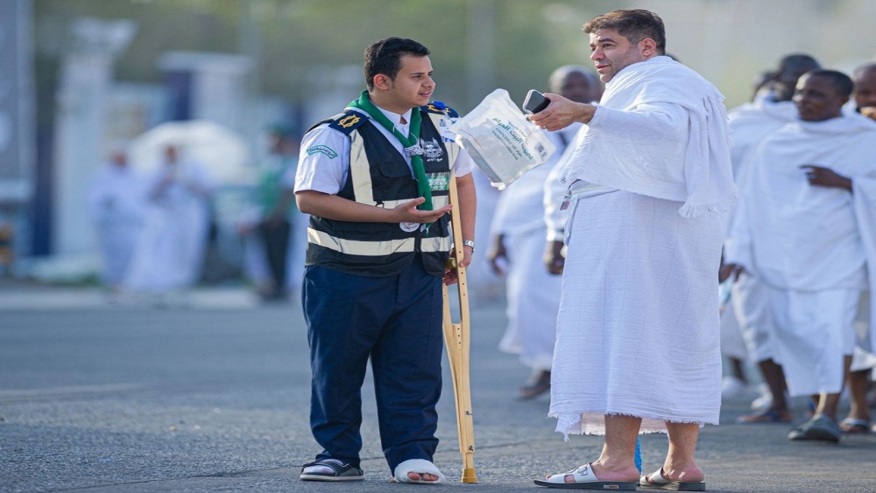 17 ألف متطوع ومتطوعة يساندون جهود خدمة الحجاج