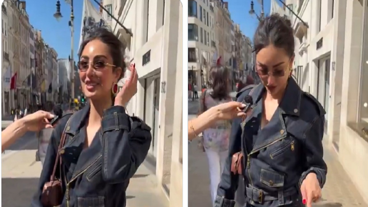 نور الغندور تصدم الجميع بإطلالة جريئة في لندن .. فيديو