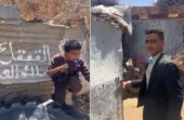 مبادرة لبناء بيت جديد لعائلة القعقاع “سبايدر مان اليمن”.. فيديو
