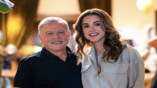 الملكة رانيا تحتفل بذكرى زواجها الـ 33 من الملك عبدالله