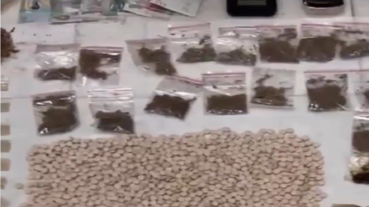 ضبط مقيم بالكويت بحوزته كميات من المؤثرات العقلية المعدة للترويج.. فيديو