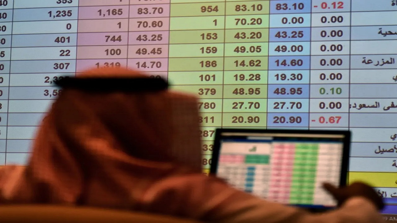 مؤشر سوق الأسهم يغلق على ارتفاع