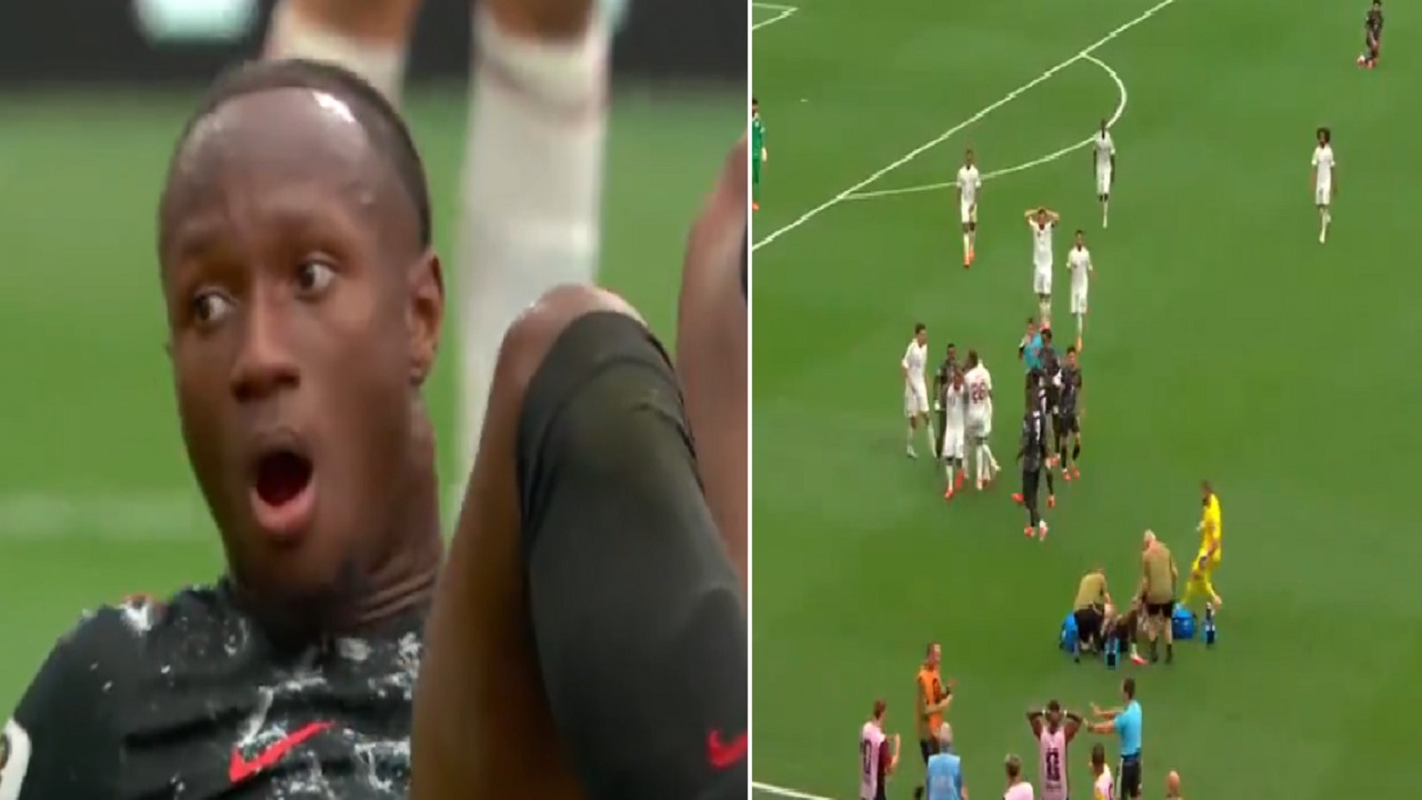 لحظة إصابة لاعب كندا بكسر وبكاء زملائه حزنا عليه خلال مواجهة قطر.. فيديو