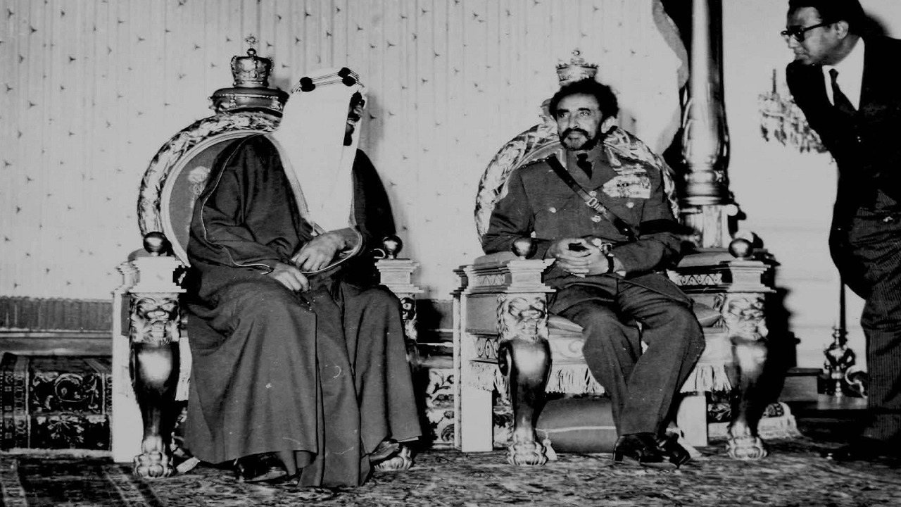 صور قديمة للملك سعود خلال زيارته إلى إثيوبيا
