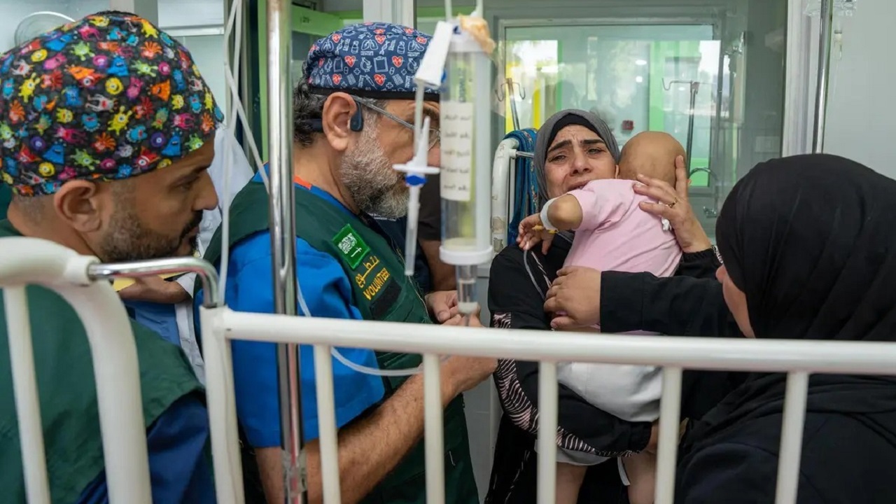 مركز الملك سلمان للإغاثة يدشّن المشروع الطبي التطوعي لعلاج الأورام للأطفال في دمشق.. صور