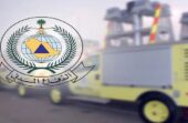 إخماد حريقً في أشجار وأعشاب بمنطقة جبلية بأضم