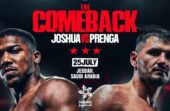 الترفيه تعلن طرح تذاكر نزال “The Comeback” بين جوشوا وبرينغا في جدة