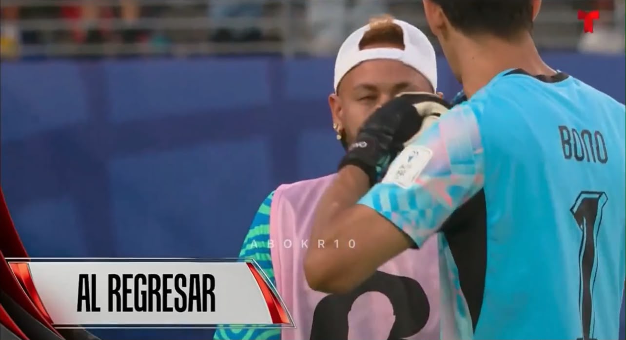 نيمار يطلب قميص بونو بعد مواجهة المغرب والبرازيل في كأس العالم… فيديو