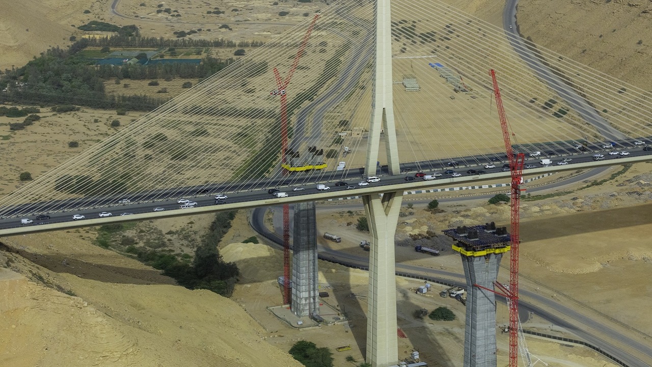 الهيئة الملكية لمدينة الرياض تواصل تنفيذ الجسرين الموازيين لجسر وادي لبن