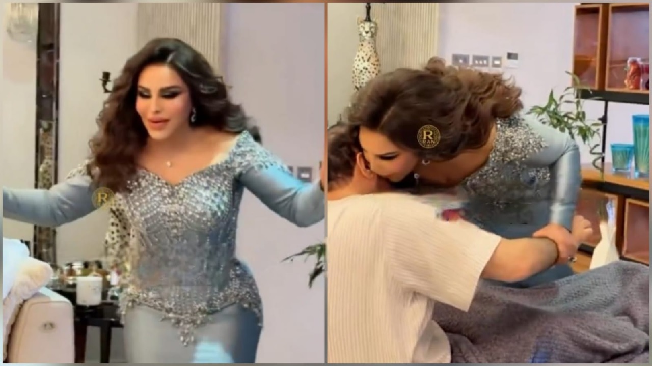 أحلام تحتفل بتعادل قطر أمام سويسرا .. فيديو