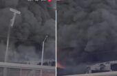 حريق هائل يلتهم مستودع ملابس في كوريا الجنوبية.. فيديو