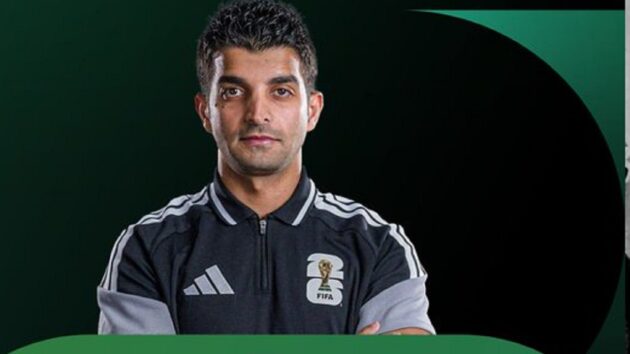 عبدالله الشهري يشارك في قيادة مباراة منتخبي اسكتلندا وهايتي بكأس العالم