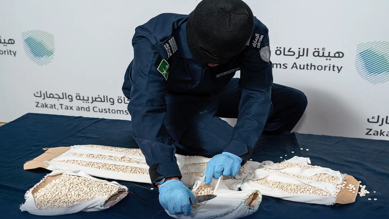 الجمارك تحبط تهريب 25 مليون حبة و1098 كيلوغراما من المواد المخدرة خلال عام