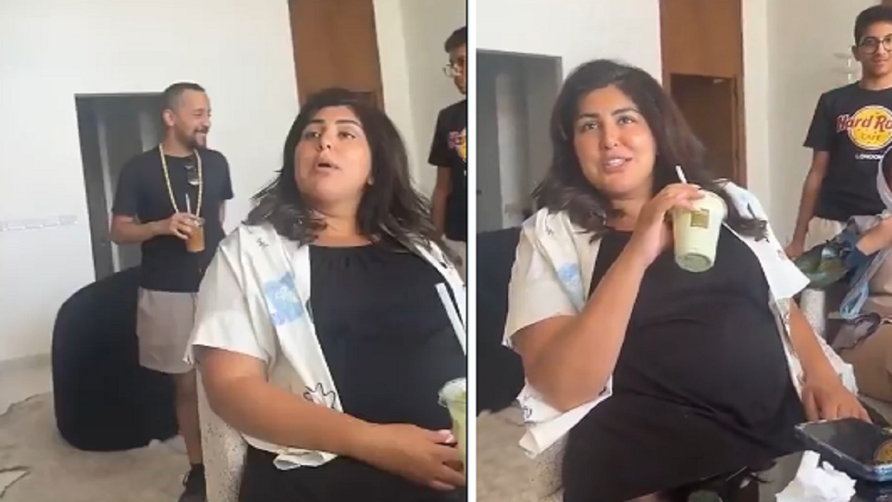 دانة الطويرش تظهر بدون فلاتر ومتابعيها يعلقون :جميلة وهي حامل .. فيديو