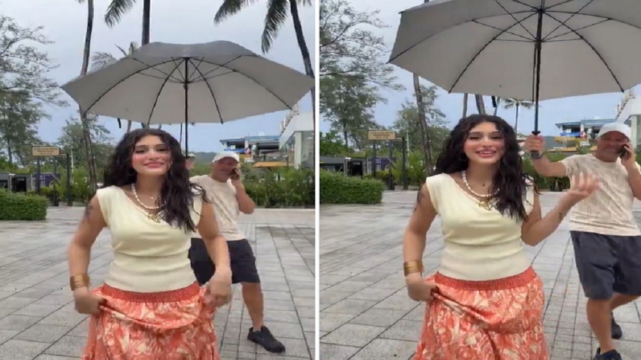 أحلام التميمي تتعرض لموقف محرج أثناء التصوير.. فيديو