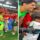 ياسين بونو يحتفل مع أطفاله بالتأهل لربع نهائي كأس العالم .. فيديو