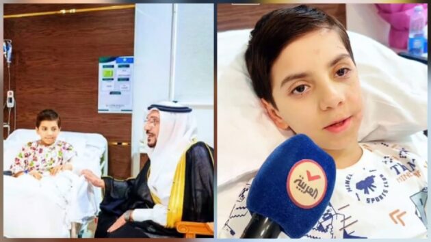 الطفل عبدالرحمن الخرابشة يروي تفاصيل لقاء أمير القصيم: قال لي أنا مثل أبوك.. فيديو