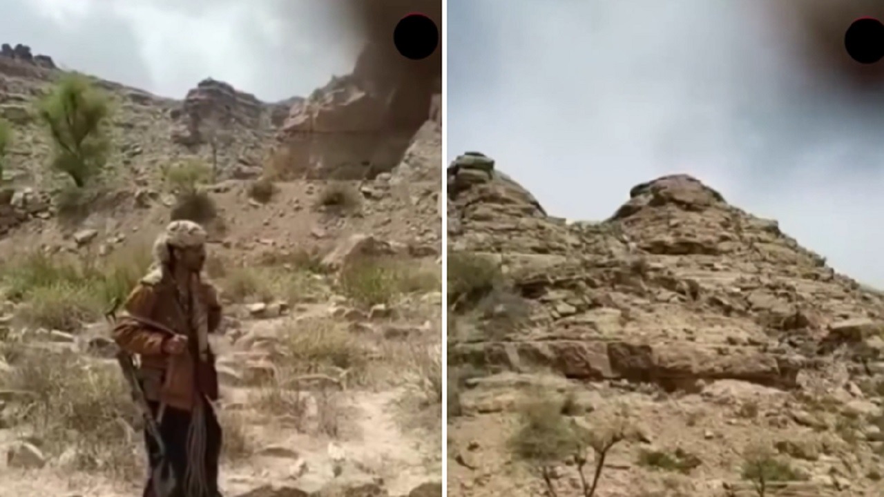 شاب يطلق الرصاص على قبر جده الراحل في اليمن .. فيديو