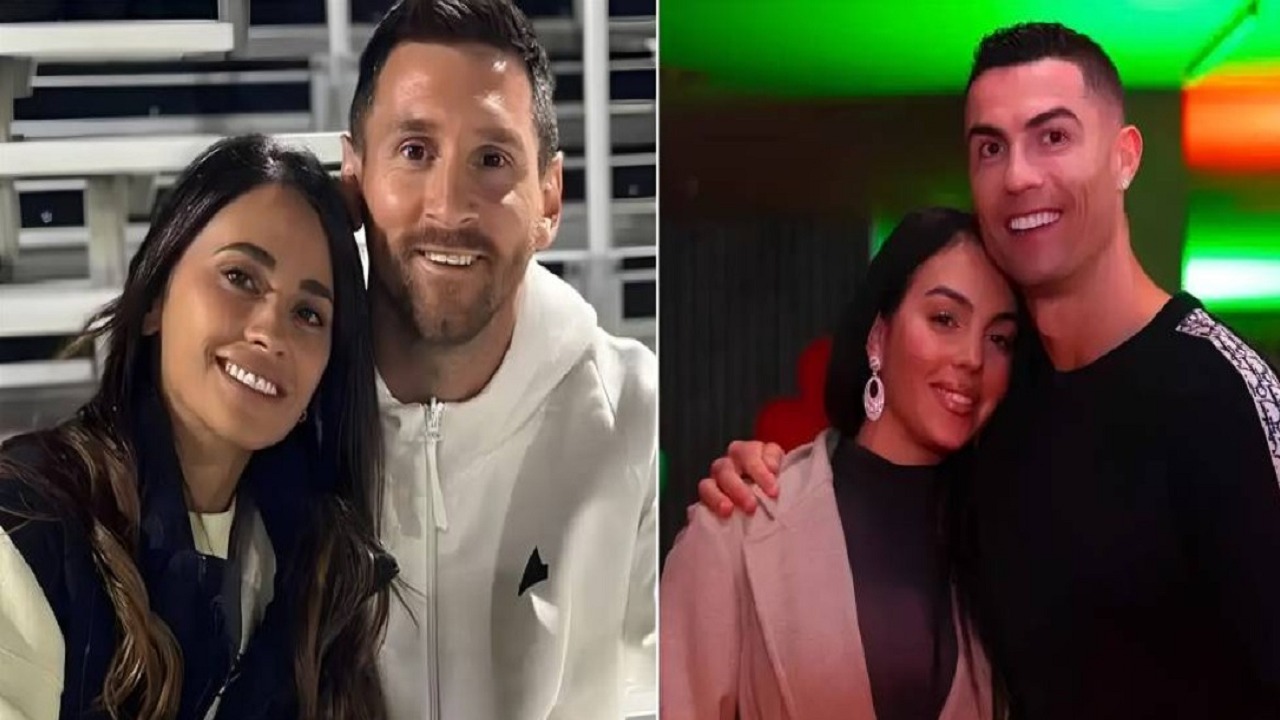 جورجينا تتجاهل خروج البرتغال من كأس العالم وتهدي زوجة ميسي هدايا