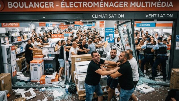 تدافع ومشاجرات في فرنسا بسبب أجهزة التكييف والمراوح.. فيديو
