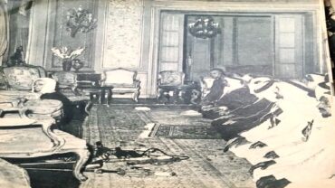 صورة نادرة للملك سعود داخل قصر الناصرية