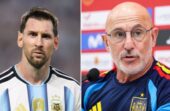مدرب إسبانيا : ميسي يبدو كأنه في التاسعة عشرة من عمره