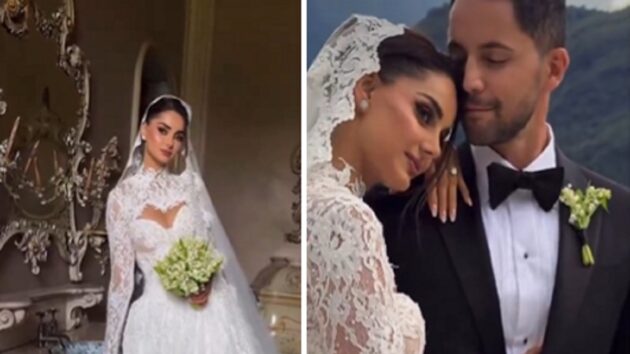 مهلاقا جابري تحتفل بحفل زفافها.. فيديو