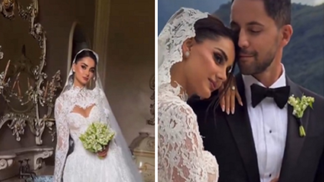 مهلاقا جابري تحتفل بحفل زفافها.. فيديو