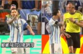 ميسي يوجه كلمات قاسية للحكم خلال مواجهة سويسرا .. فيديو