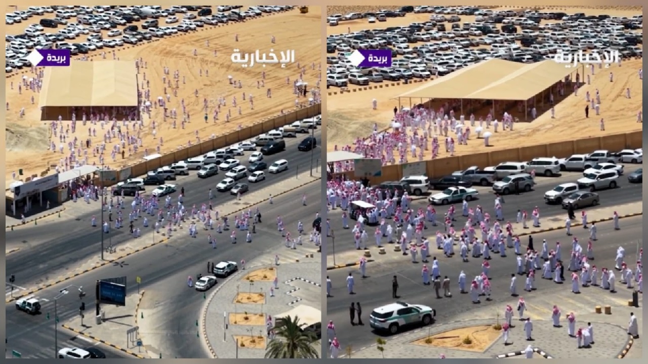 جموع المصلين يشيعون عبدالعزيز الحربي بعد وفاته غرقًا بتركيا.. فيديو