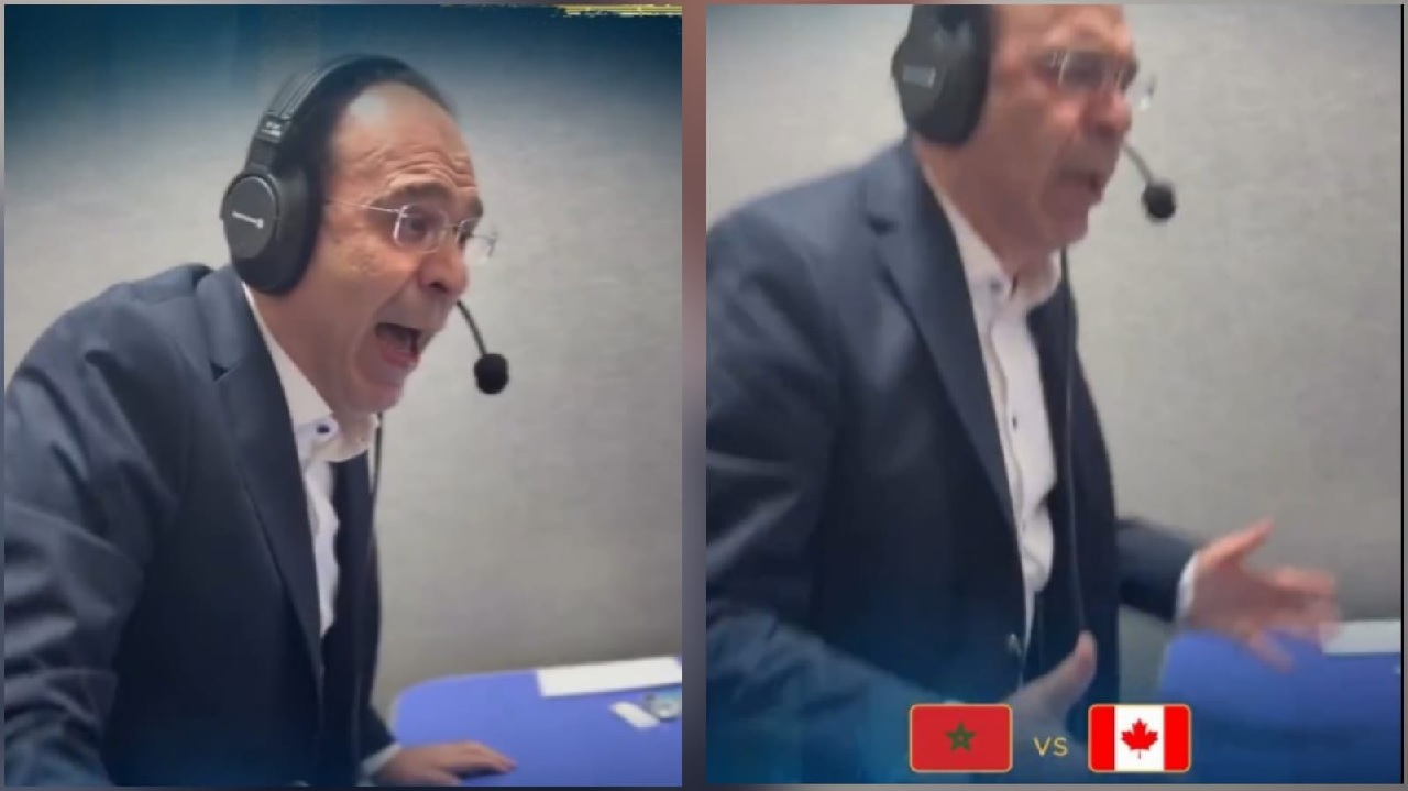 الشوالي يثير التفاعل بانفعاله على الحكم خلال مواجهة المغرب وكندا.. فيديو