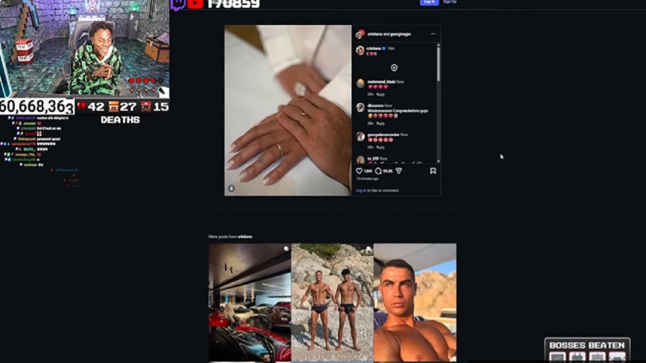سبيد يتفاعل مع زواج كريستيانو وجورجينا.. فيديو