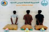 ضبط 3 مخالفين وإحباط تهريب 118 كجم من القات والحشيش بعسير وجازان