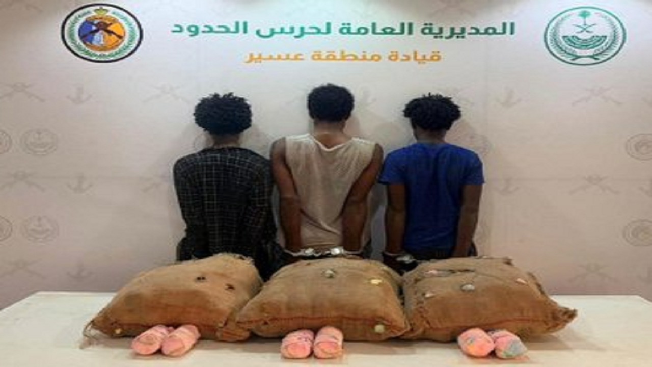 إحباط تهريب 38 كيلو جرامًا من القات بعسير