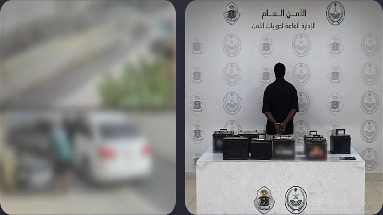 القبض على شخص لسرقته بطاريات مركبات بالرياض..فيديو