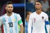 رونالدو يواسي ميسي بعد وفاة والده: عناق كبير لك ولعائلتك